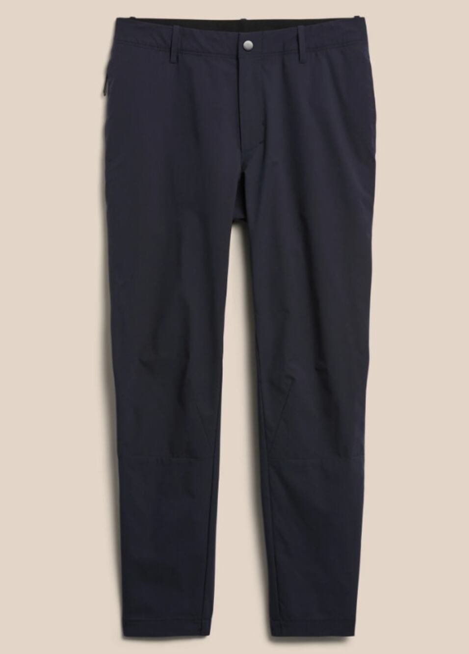 Banana Republic Motion Tech Hybrid Performance Pants Mens 34 Black Elastic Waist